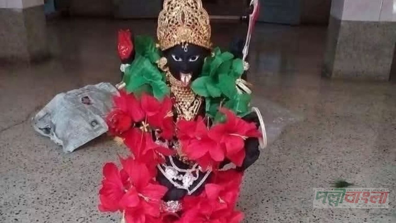 ফরিদপুরে চুরি হওয়া কষ্টিপাথরের কালী মূর্তি ফেনী থেকে উদ্ধার, গ্রেপ্তার ২  
