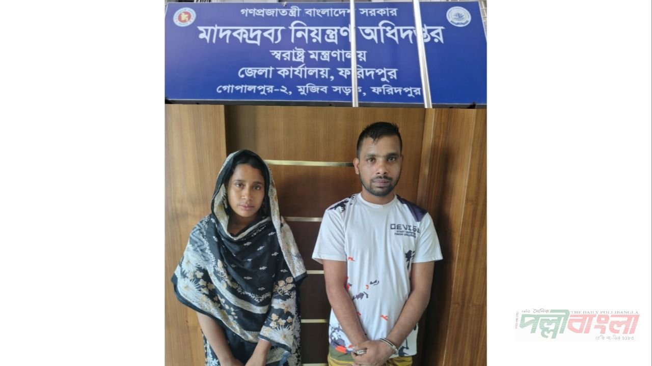 চরভদ্রাসনে ডিএনসির অভিযানে নারীসহ দুই মাদক কারবারি আটক 