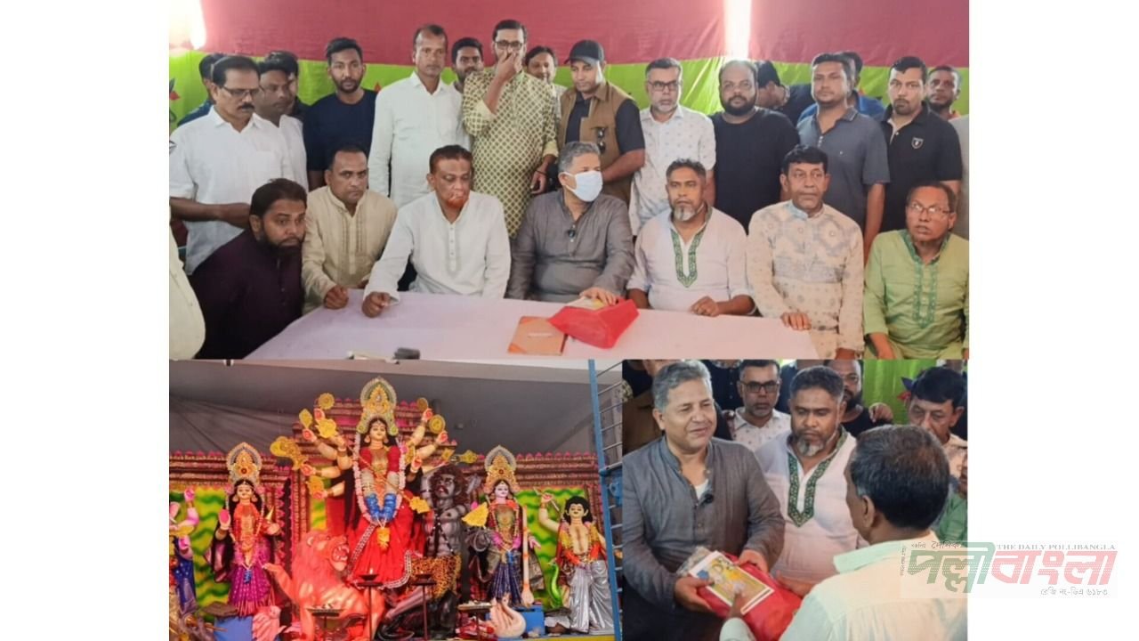 প্রতিটি মণ্ডপে শাড়ি ও ১০ হাজার টাকা অনুদান, সাম্প্রদায়িক সম্প্রীতি বজায় রাখার আহ্বান