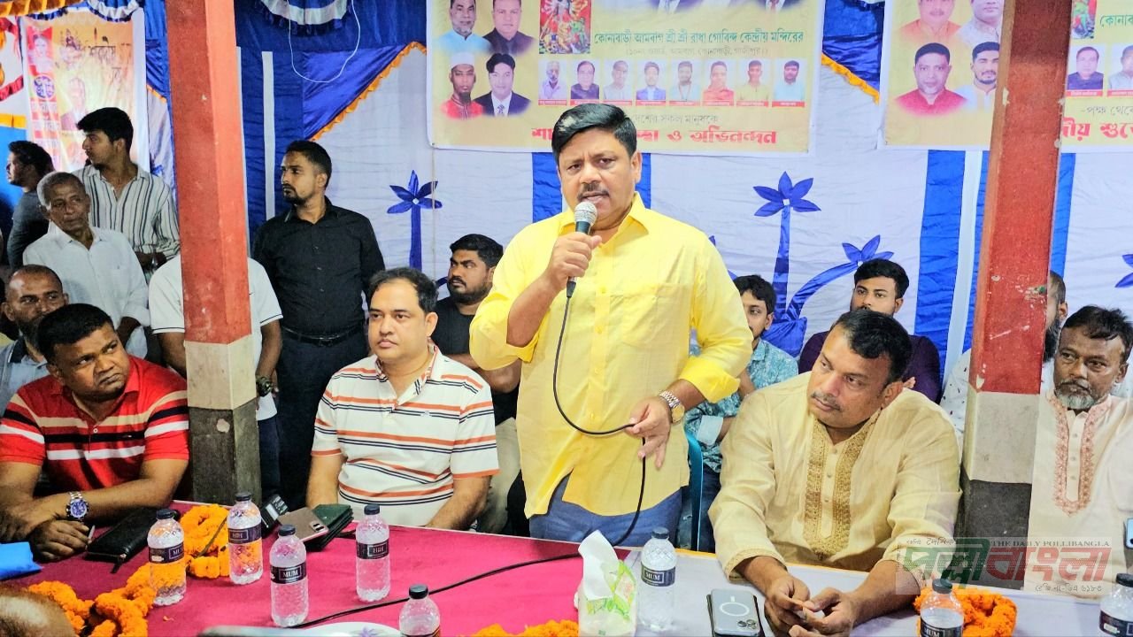 গাজীপুরে পূর্জার শেষদিনেও বিভিন্ন মন্ডুপে জিসিসির প্রশাসক 